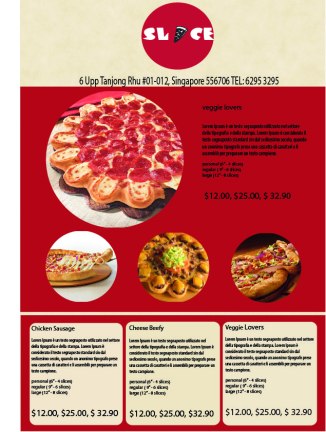 Pizza flyer